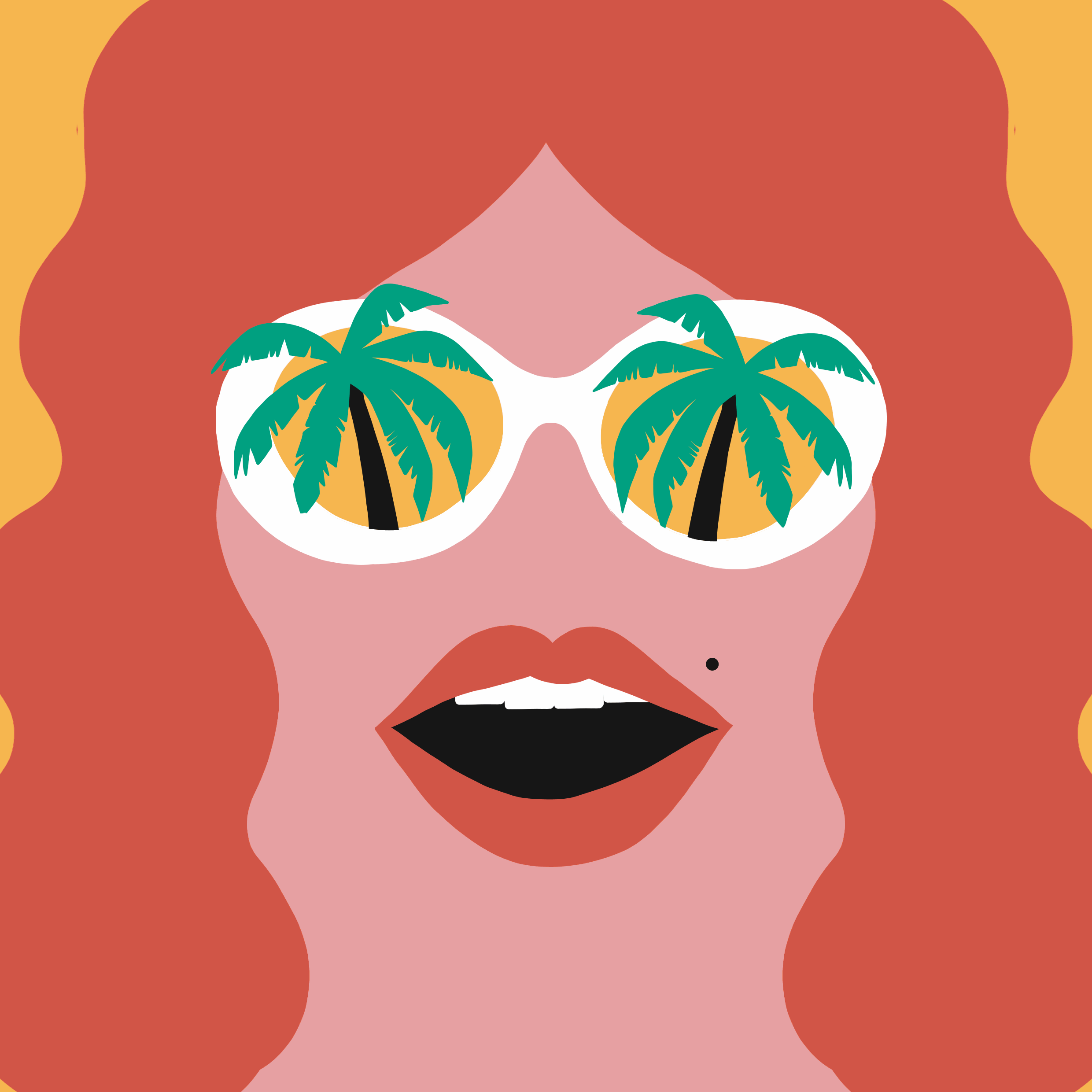 Animation summer eyes
